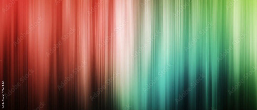 Obraz premium Abstract Red Green Vertical Lines Gradient Background