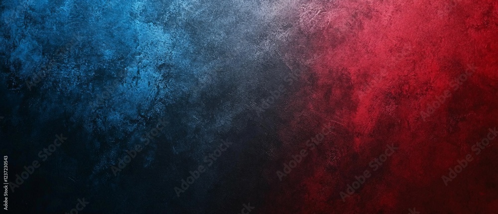 Fototapeta premium Abstract Blue And Red Textured Background
