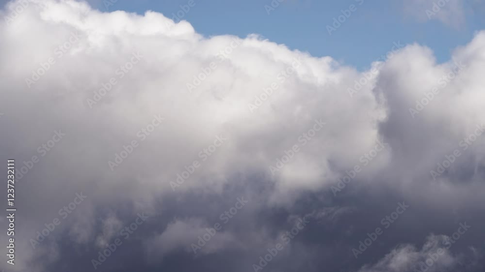 Floating Cumulus Clouds Under a Vibrant Blue Sky Floating Cumulus Clouds Under a Vibrant Blue Sky