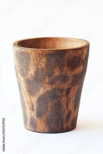 A crafted vase made from stoneware, showcasing an artistic and textured design in earthy tones. Perfect for interior decor, it's a fashionable home accent with a sustainable touch.