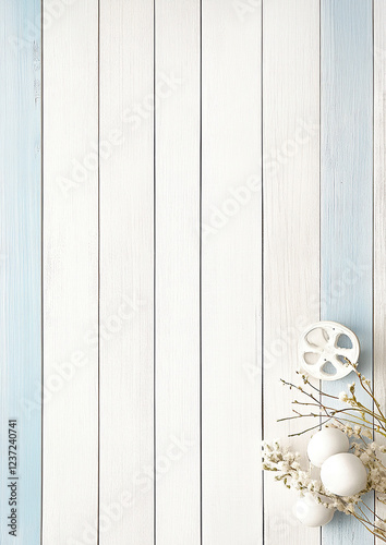Maritimer Holzhintergrund – Digitales Papier im DIN A4-Format für Scrapbooking und DIY mit Textfreiraum