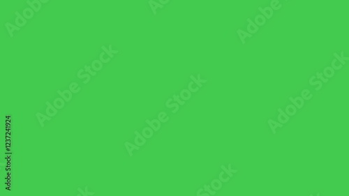 Like and subscribe buttons for content video compositing. Popup youtube subscription and upvote toggles being clicked over green screen chroma key.