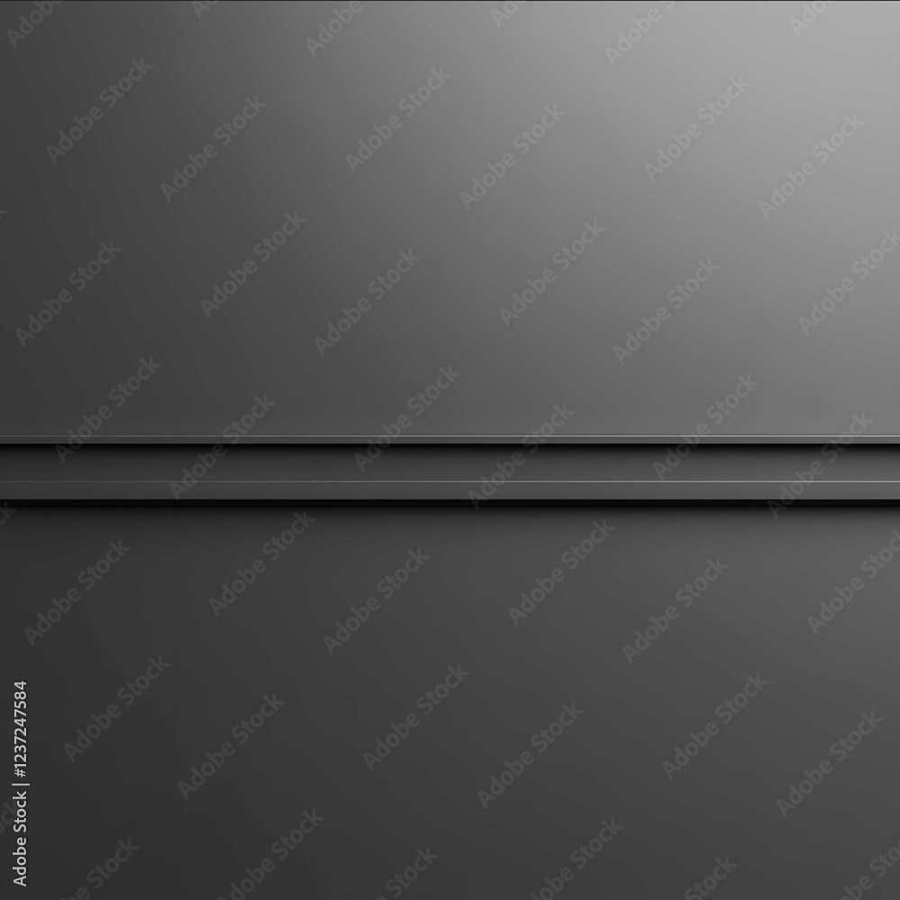 a solid grey background with a horizontal line 14th the way down from the top a solid grey background with a horizontal line 14th the way down from the top