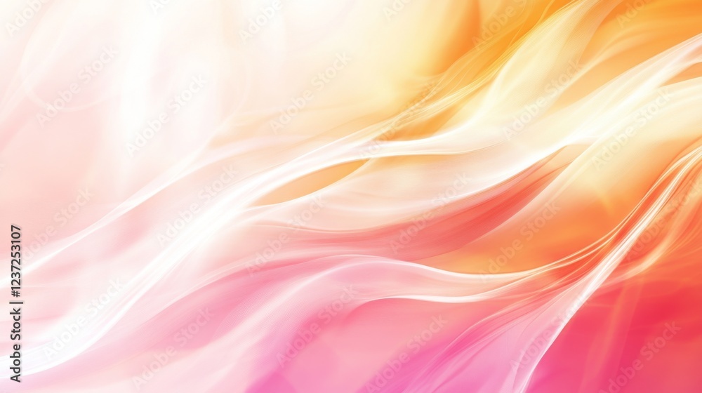 Fototapeta premium Abstract Colorful Flowing Design Background