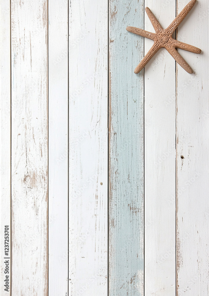 Maritimer Holzhintergrund – Digitales Papier im DIN A4-Format für Scrapbooking und DIY mit Textfreiraum