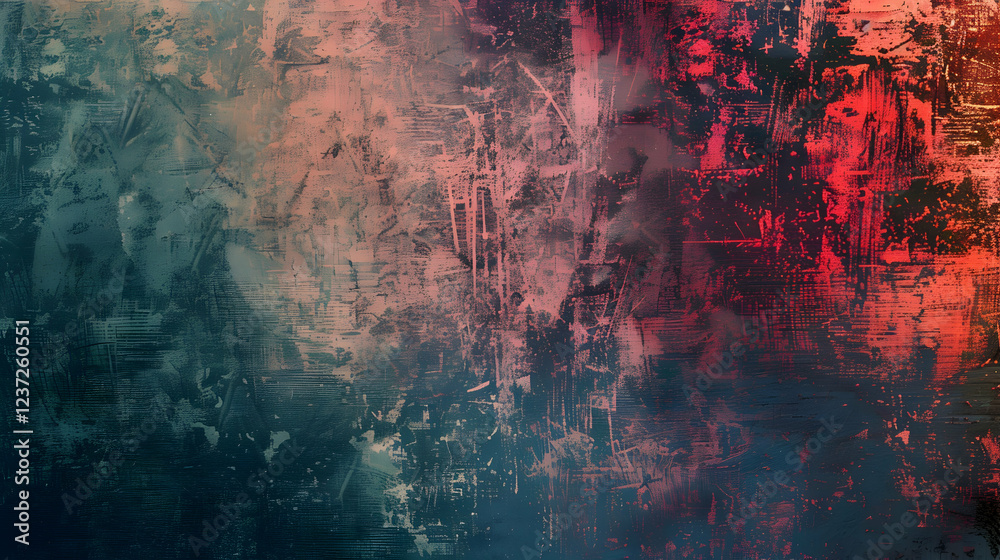 Naklejka premium Abstract textured background with a blend of colors and patterns.