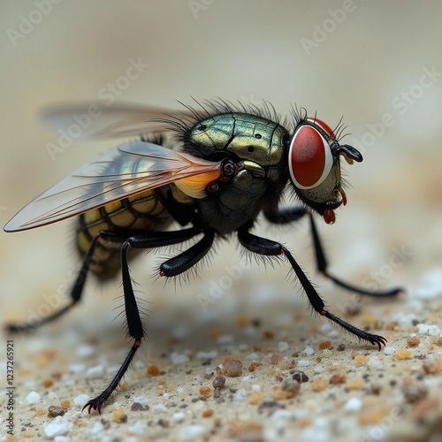 close up of a fly