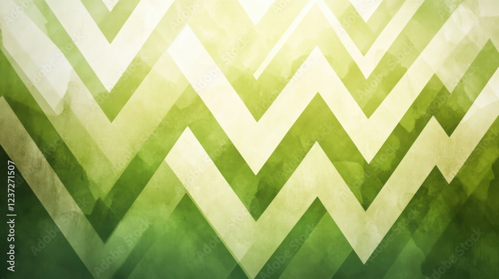 Abstract Green and White Chevron Pattern Background Abstract Green and White Chevron Pattern Background