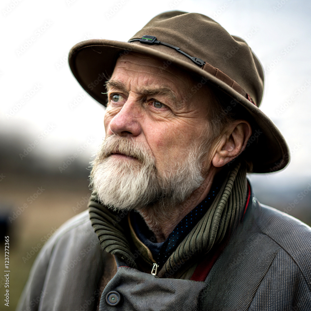 portrait of old man portrait of old man