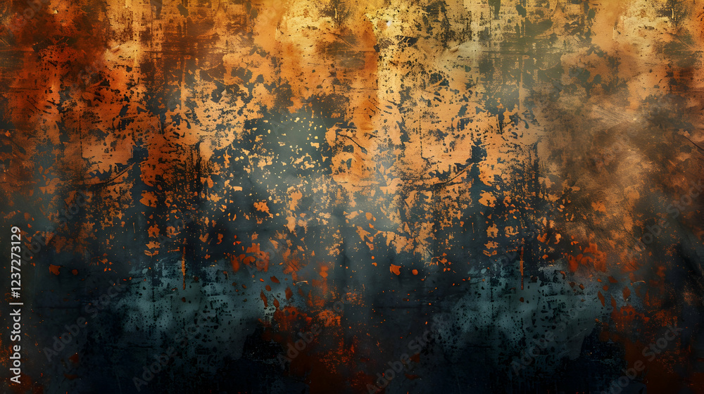 Abstract textured background with warm and cool colors blending artistically. Abstract textured background with warm and cool colors blending artistically.