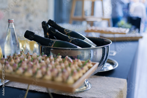 champagne et entremets