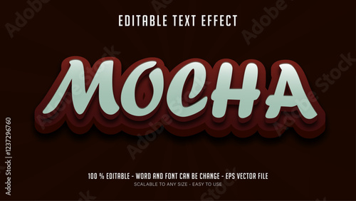mocha editable text effect