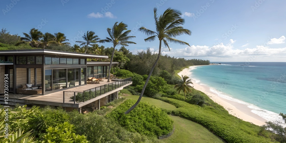 Fototapeta premium paradise home