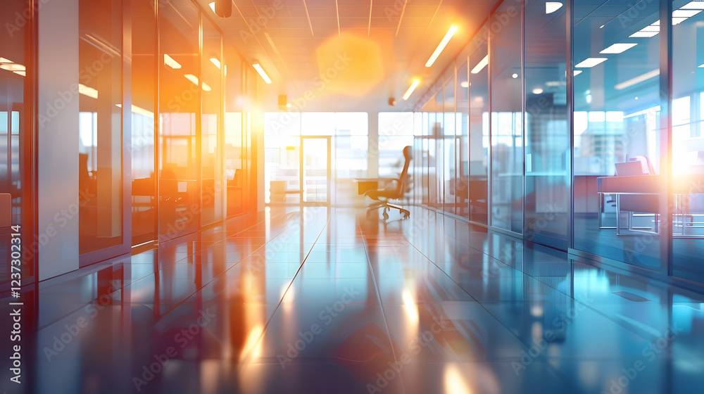 A modern office corridor with glass walls and warm lighting, suggesting a professional atmosphere. A modern office corridor with glass walls and warm lighting, suggesting a professional atmosphere.
