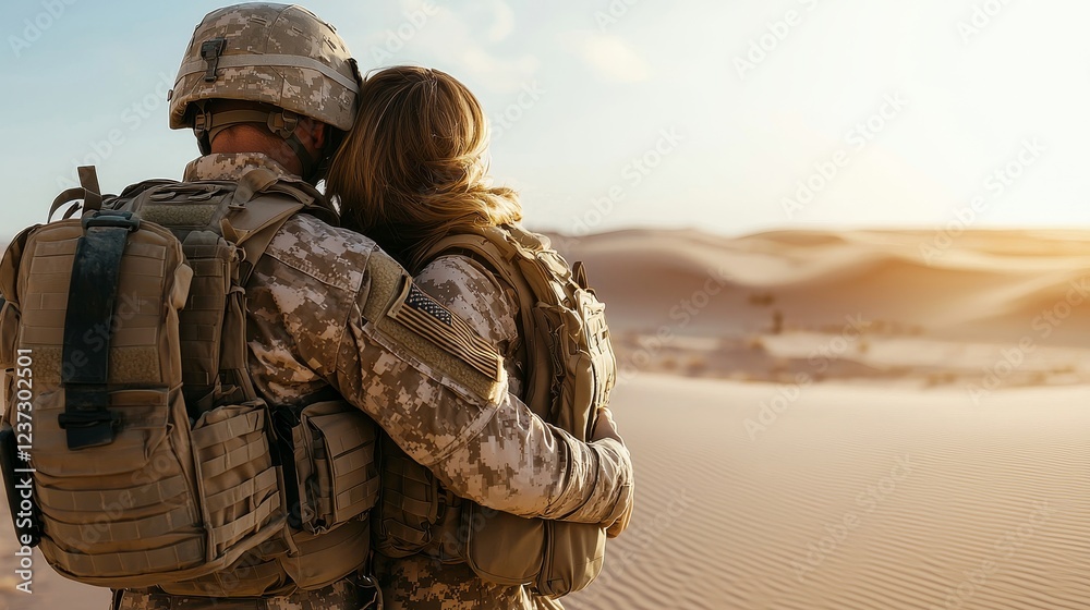 A poignant shot of a soldier comforting a wounded comrade, their expressions revealing both pain and loyalty, humanity in war concept A poignant shot of a soldier comforting a wounded comrade, their expressions revealing both pain and loyalty, humanity in war concept