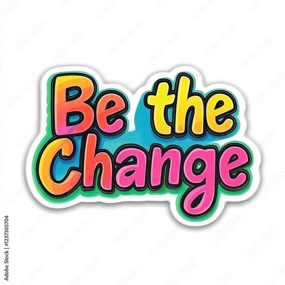 Fototapeta premium A sticker with the phrase 