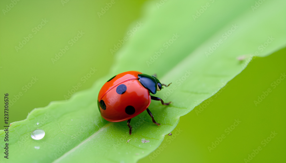 ladybug on green leaf 2 ladybug on green leaf 2