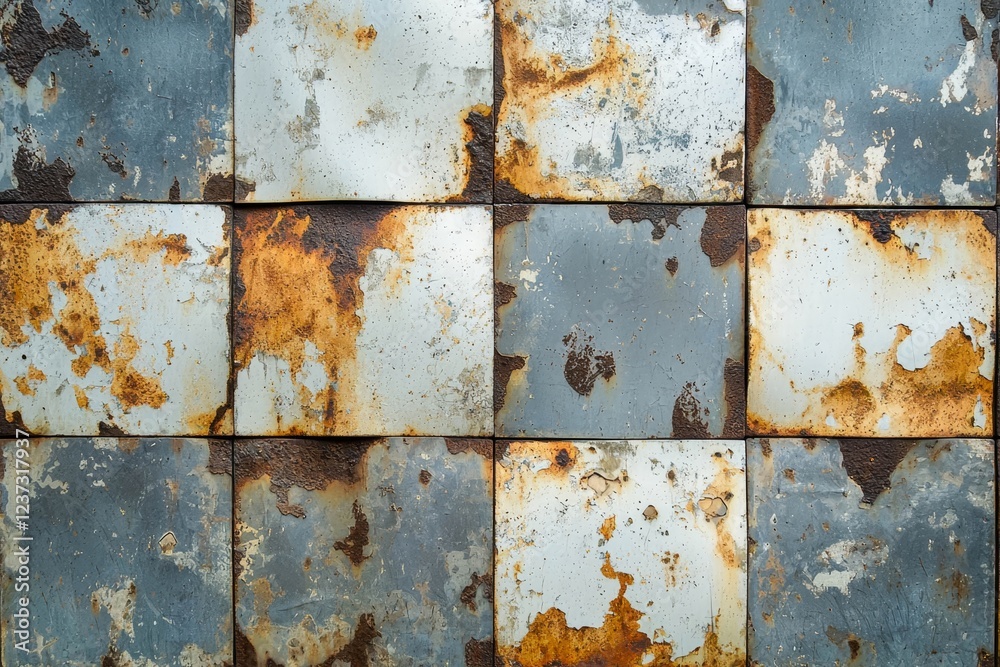 Dirty rusted checkered steel plates background. Dirty rusted checkered steel plates background.
