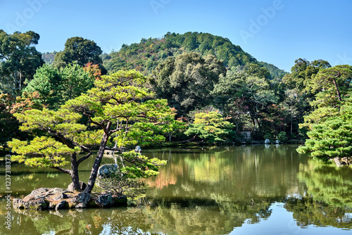 Bild auf Leinwand Japan - Kyoto - Kinkakuji Tempel
