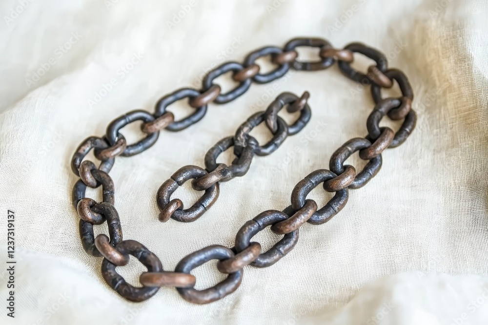 Old heavy chain. Old heavy chain.