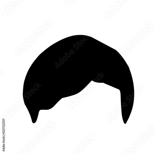 Silhouettes of hair styling