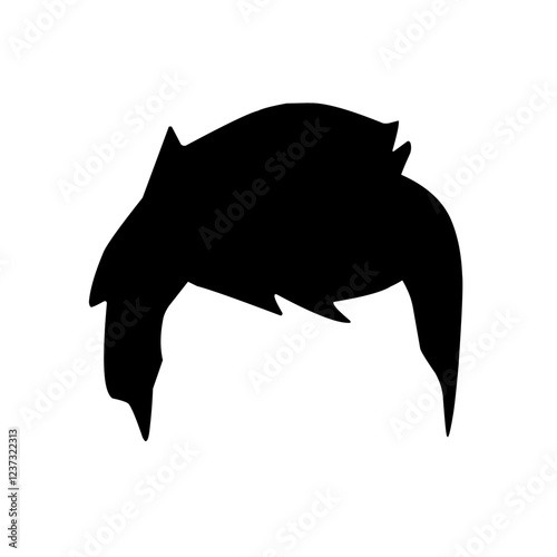 Silhouettes of hair styling