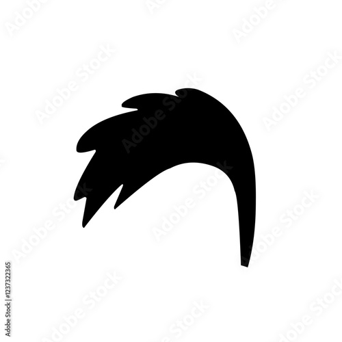 Silhouettes of hair styling