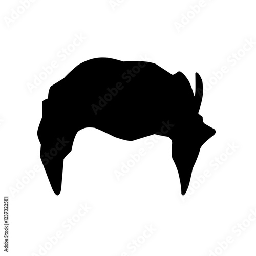 Silhouettes of hair styling
