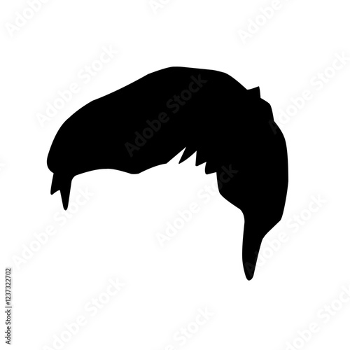 Silhouettes of hair styling