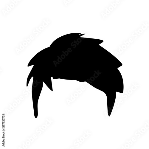 Silhouettes of hair styling