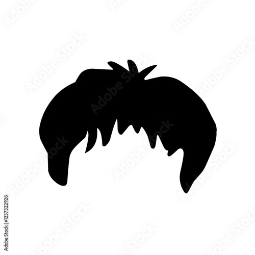 Silhouettes of hair styling