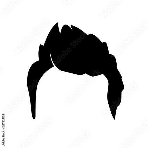 Silhouettes of hair styling