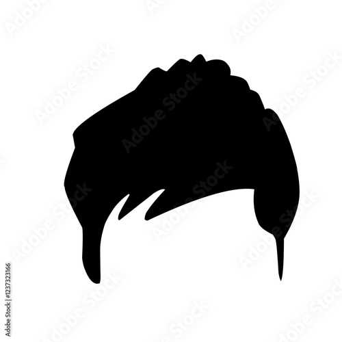 Silhouettes of hair styling