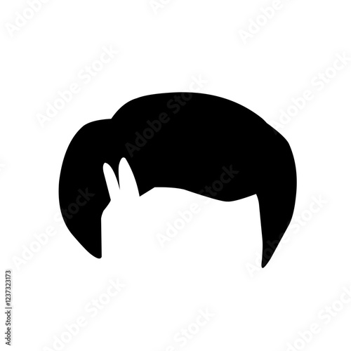 Silhouettes of hair styling