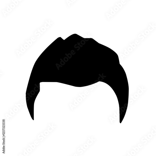 Silhouettes of hair styling