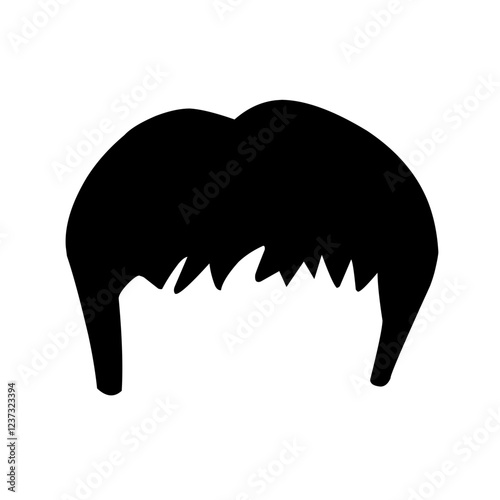 Silhouettes of hair styling