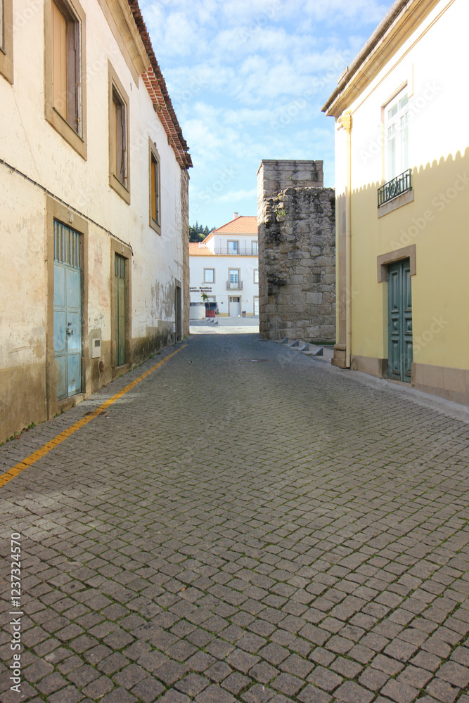 Fototapeta premium Castelo Branco, Beira Baixa, Portugal, October 25, 2021, Views from Castelo Branco