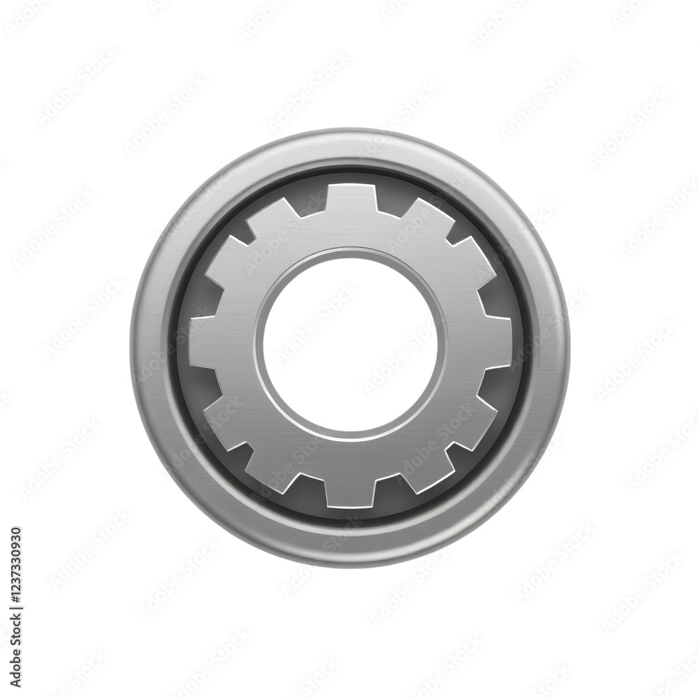 silver gear wheel icon high quality png isolated on transparent background silver gear wheel icon high quality png isolated on transparent background
