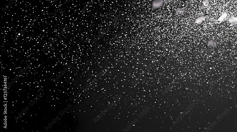 Obraz premium Black gray silver grainy gradient background abstract monochrome noise texture backdrop wide banner size. Moody Monochrome. Illustration