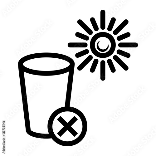 fasting Line Icon