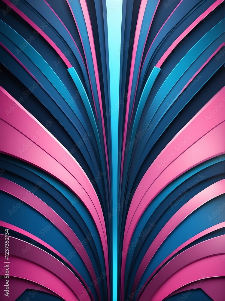 custom made wallpaper toronto digitalblue to pink smooth grainy texture gradient with glowing noise background, Art decoration