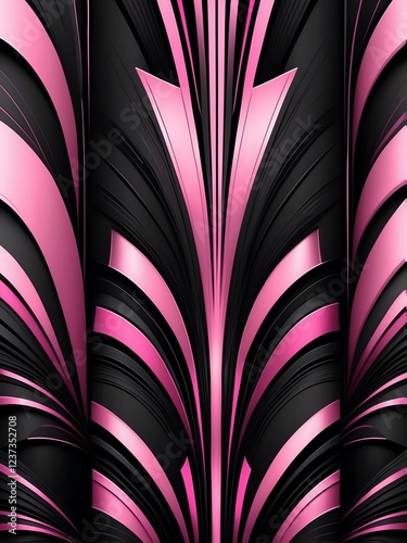 black to pink smooth grainy texture gradient with glowing noise background, Art decoration