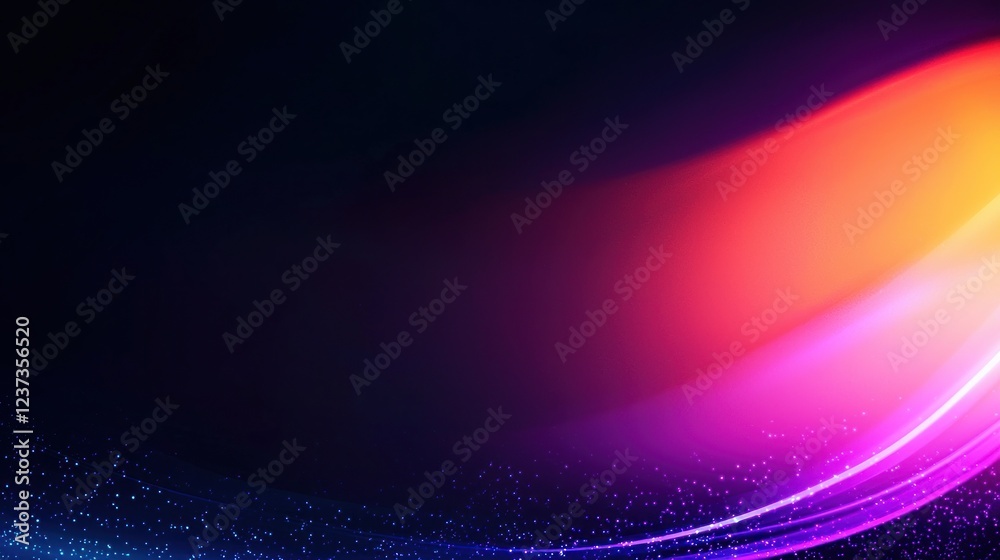 Obraz premium Abstract Colorful Wave Background