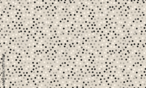 Seamless spotted pattern with abstract circles, perfect for textile prints, wallpaper, or creative geometric posters. Trendy polka dot design for modern backgrounds.