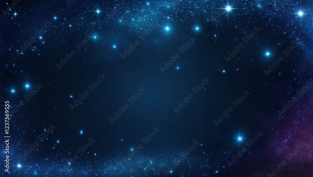 Fototapeta premium An enchanting cosmic vista filled with bright stars and mystery.