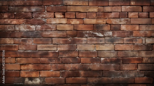 Brown brick wall background. Brick texture