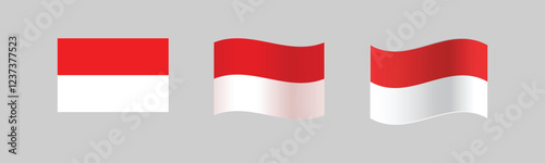 Free Download Indonesia flag. Flag of Indonesia. Flag icon. Standard color. Standard size. Rectangular flag. Computer illustration. Digital illustration. Vector illustration. - GFXLoad
