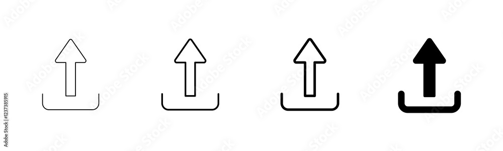 Upload icon vector isolated on white background. Upload sign icon. Upload button. Load symbol. Upload icon vector isolated on white background. Upload sign icon. Upload button. Load symbol.