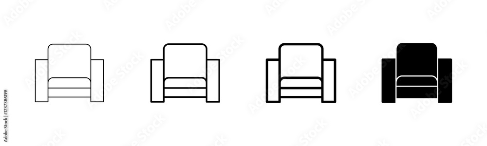Sofa icon vector isolated on white background. sofa icon illustration. furniture Sofa icon vector isolated on white background. sofa icon illustration. furniture