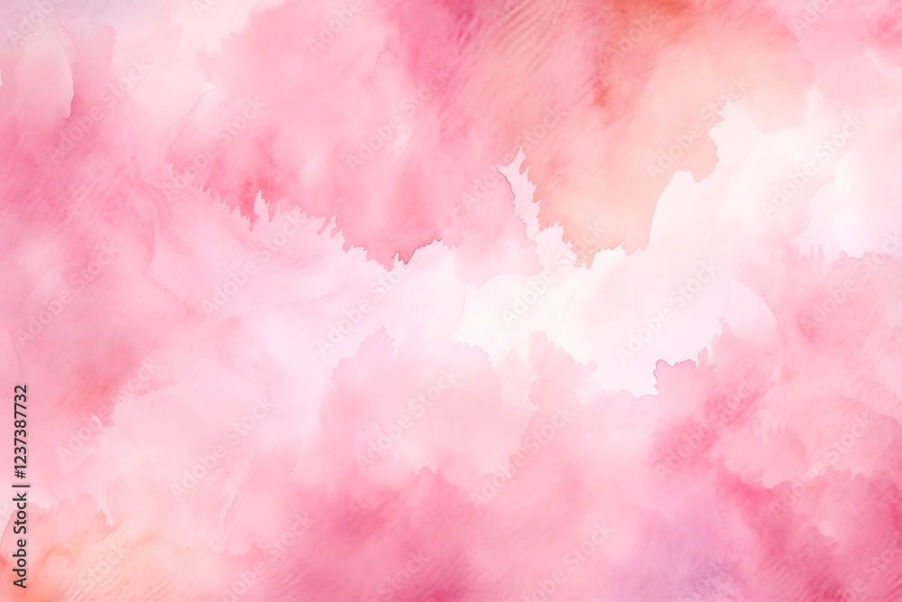 Fototapeta premium Abstract pink watercolor background texture
